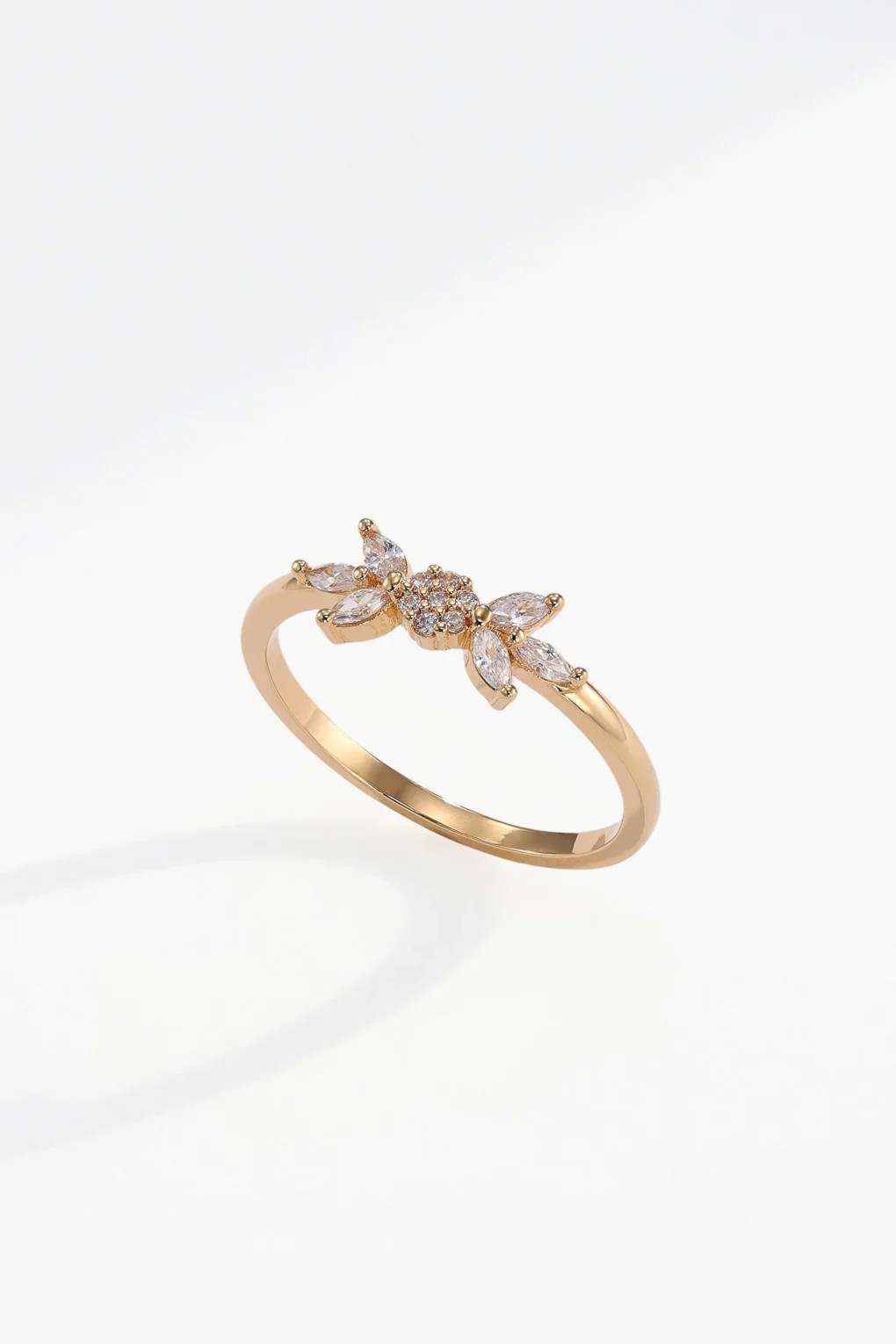 Minimal Zirkon Damenring